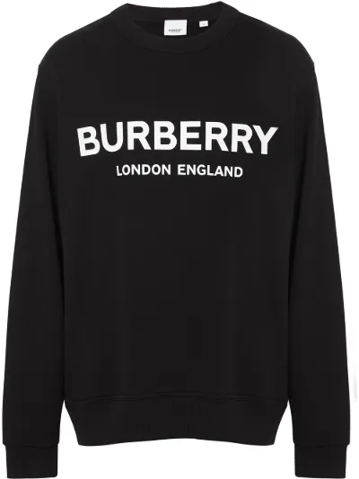 Burberry logo print clearance sweatshirt