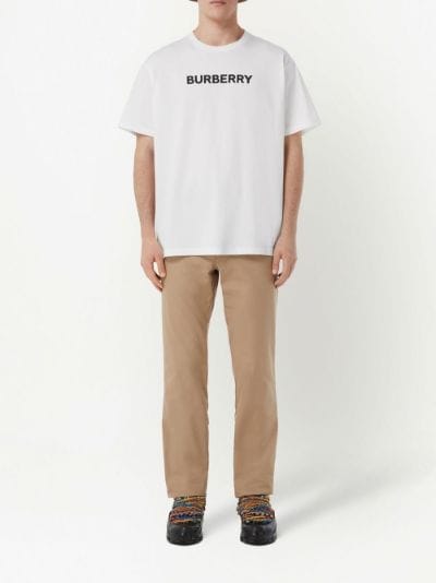 Burberry Logo Cotton T-Shirt White