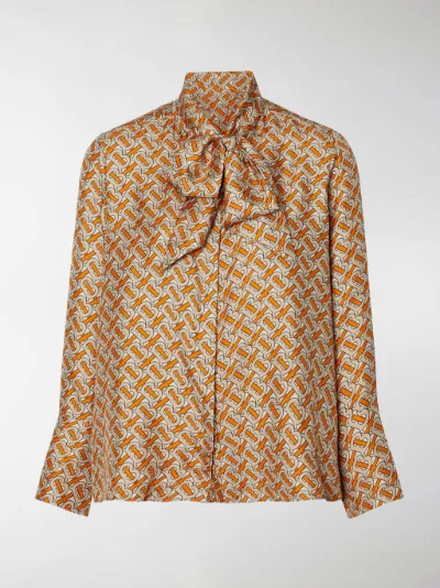 burberry pussy bow blouse