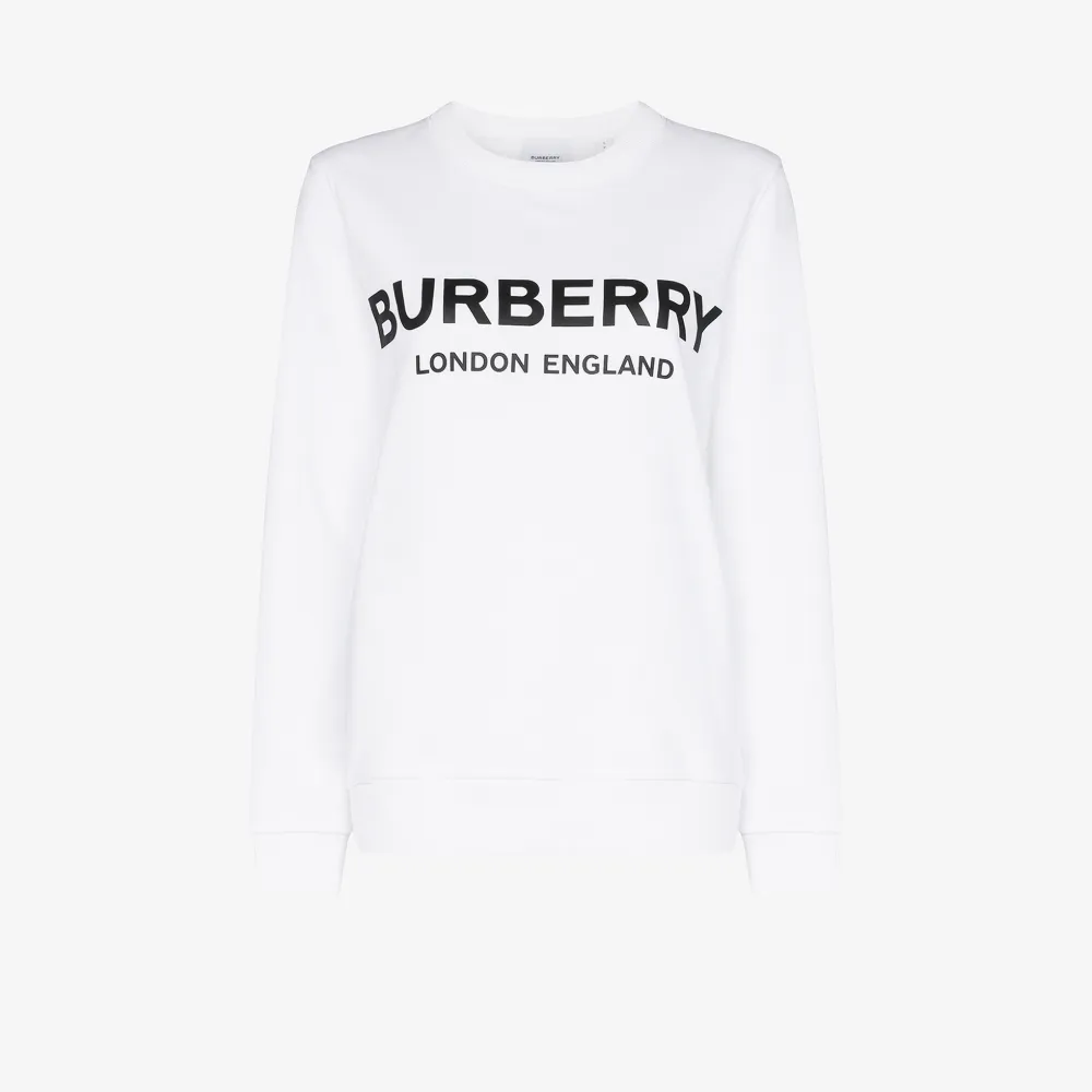 burberry logo print sweatshirt