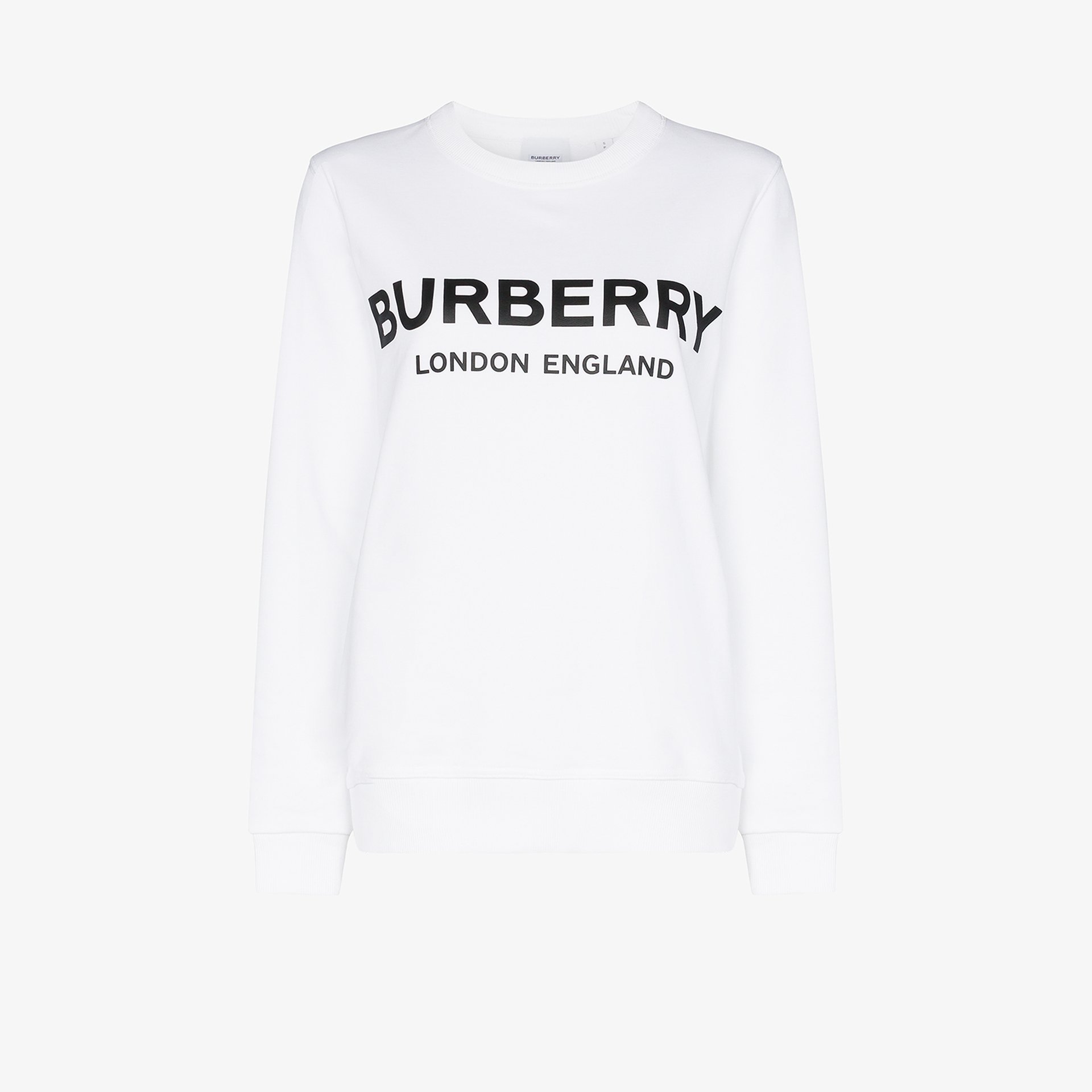 Burberry Logo Print Sweatshirt Browns