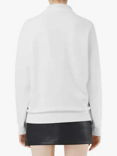 burberry logo print sweatshirt