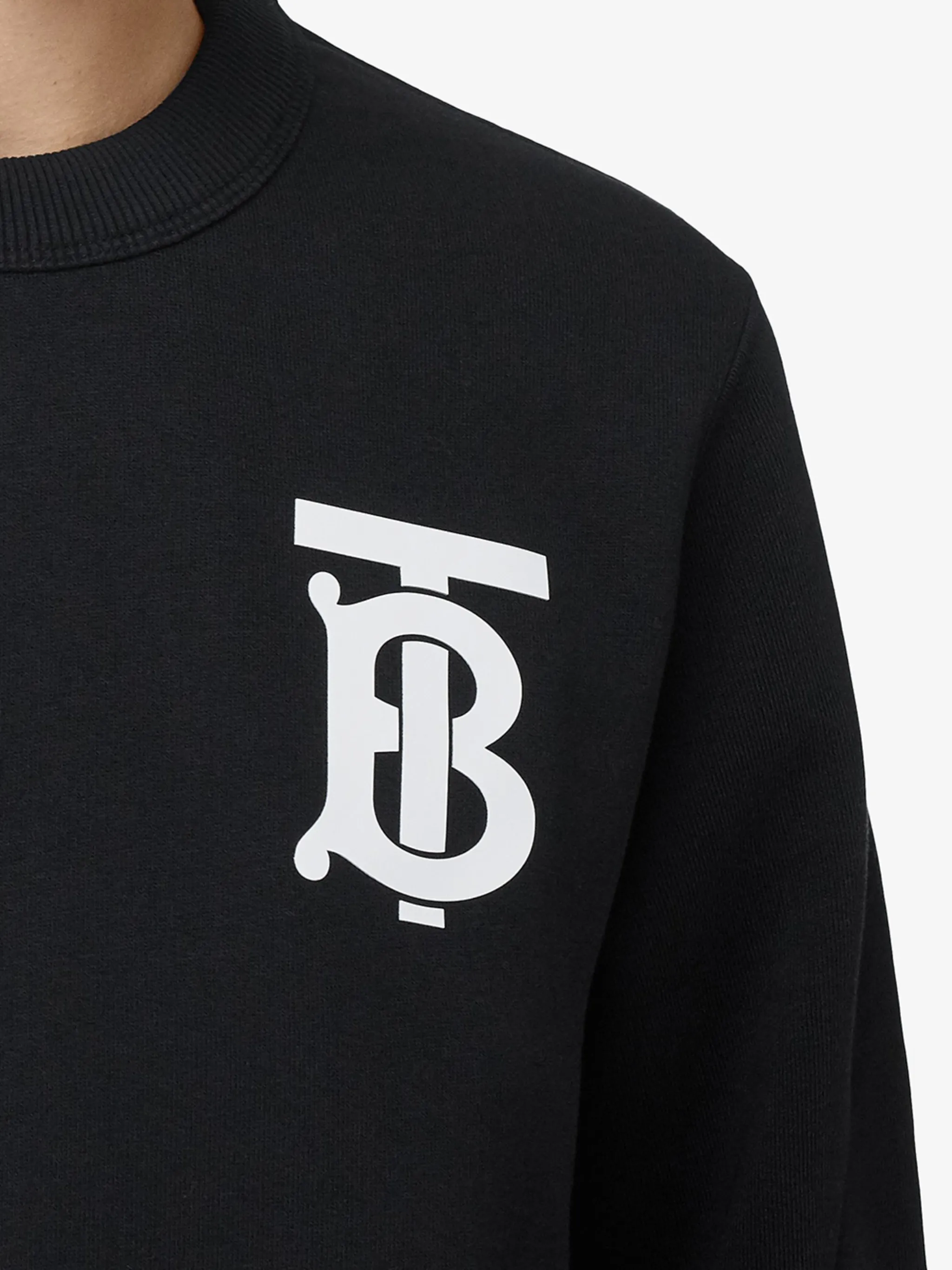 Burberry monogram motif crew neck sweatshirt | Eraldo.com FR