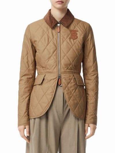 Burberry quilted 2025 riding coat