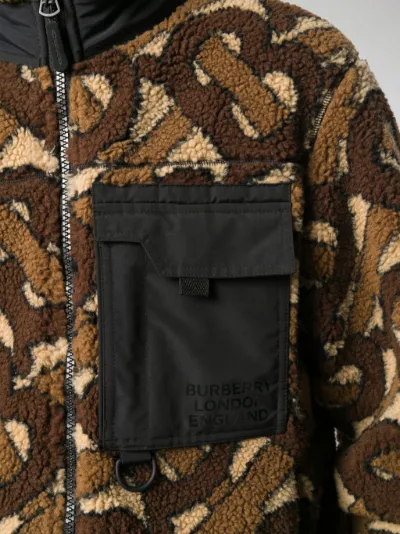 burberry monogram fleece
