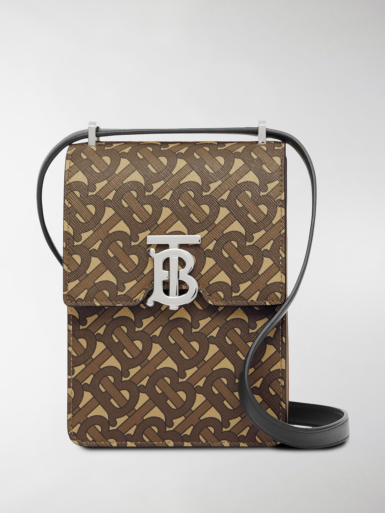 burberry monogram stripe print e canvas backpack