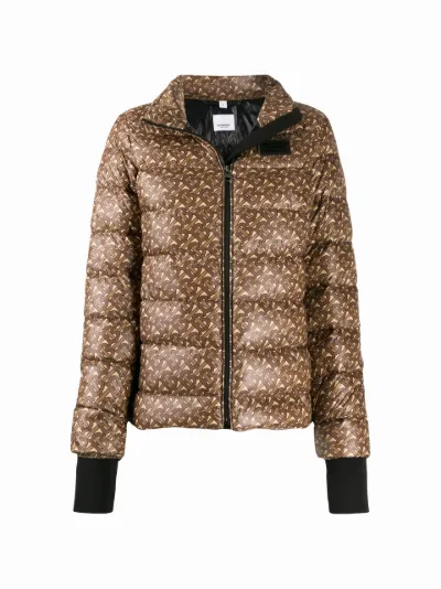 burberry monogram puffer jacket