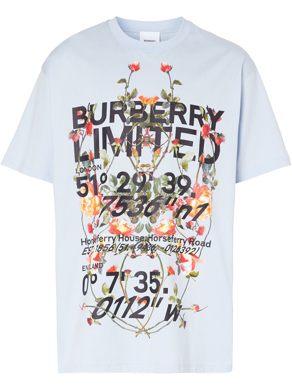 montage print oversized T-shirt | Burberry | Eraldo.com US