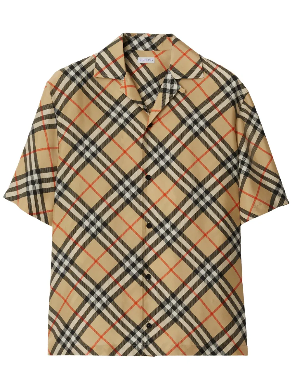 Burberry short sleeve button down hotsell