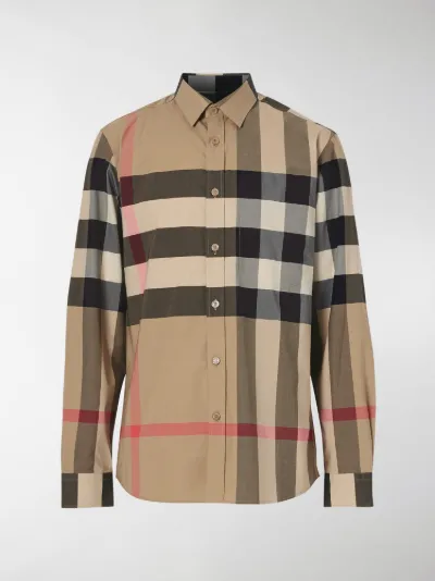 burberry check shirt