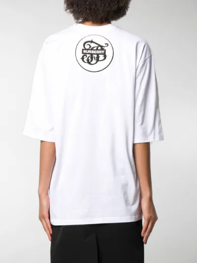 Burberry oversized cut-out sleeves T 