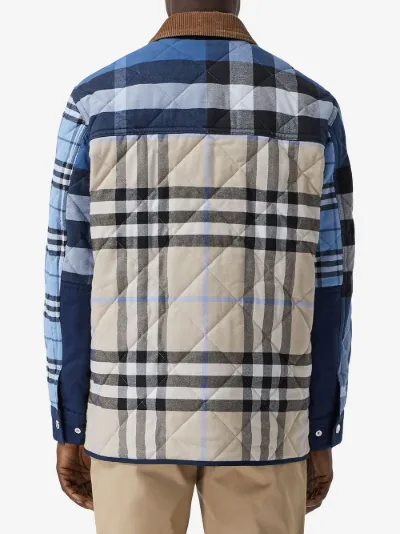 Burberry patchwork check shirt jacket | Eraldo.com US