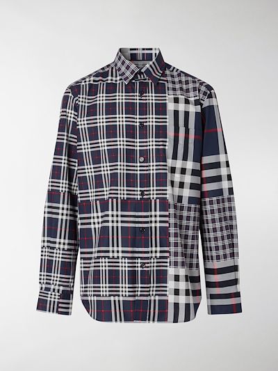 burberry patchwork shirt