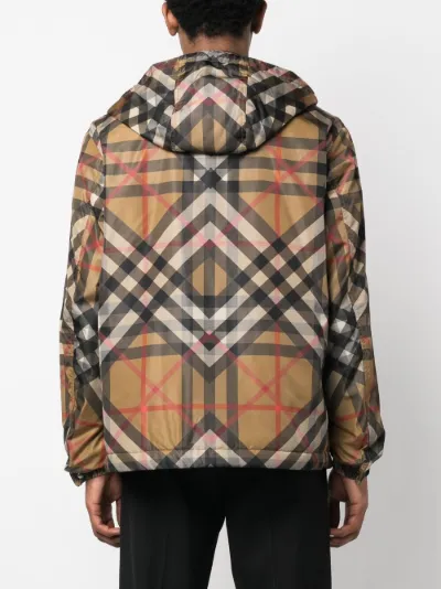 Hooded on sale burberry jacket