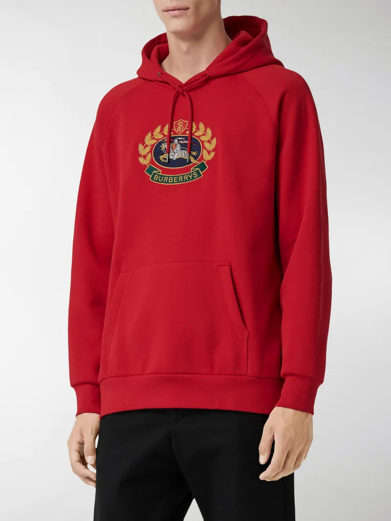 burberry red sweatshirt