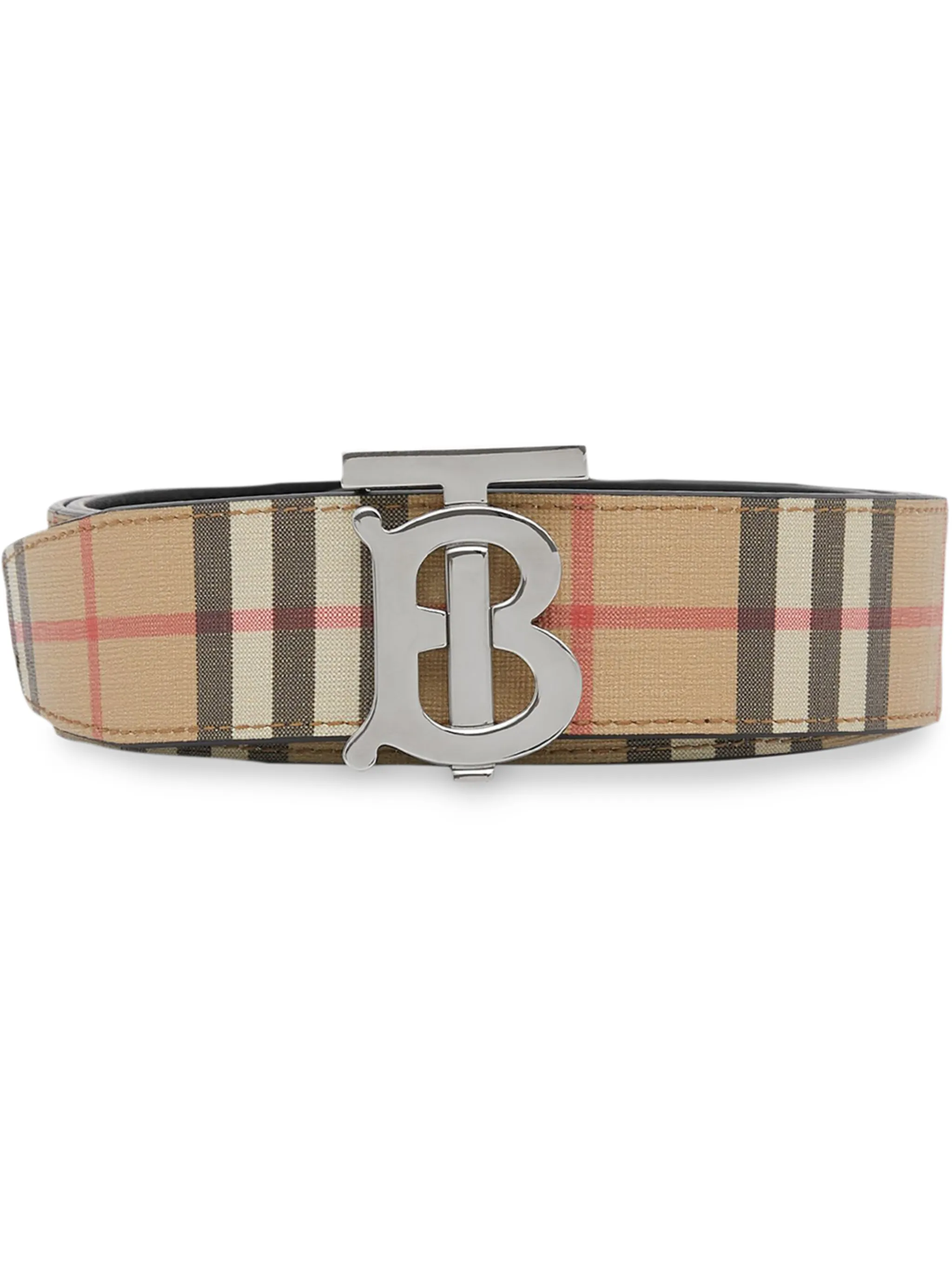 BURBERR Burberry vintage check buy reversible belt