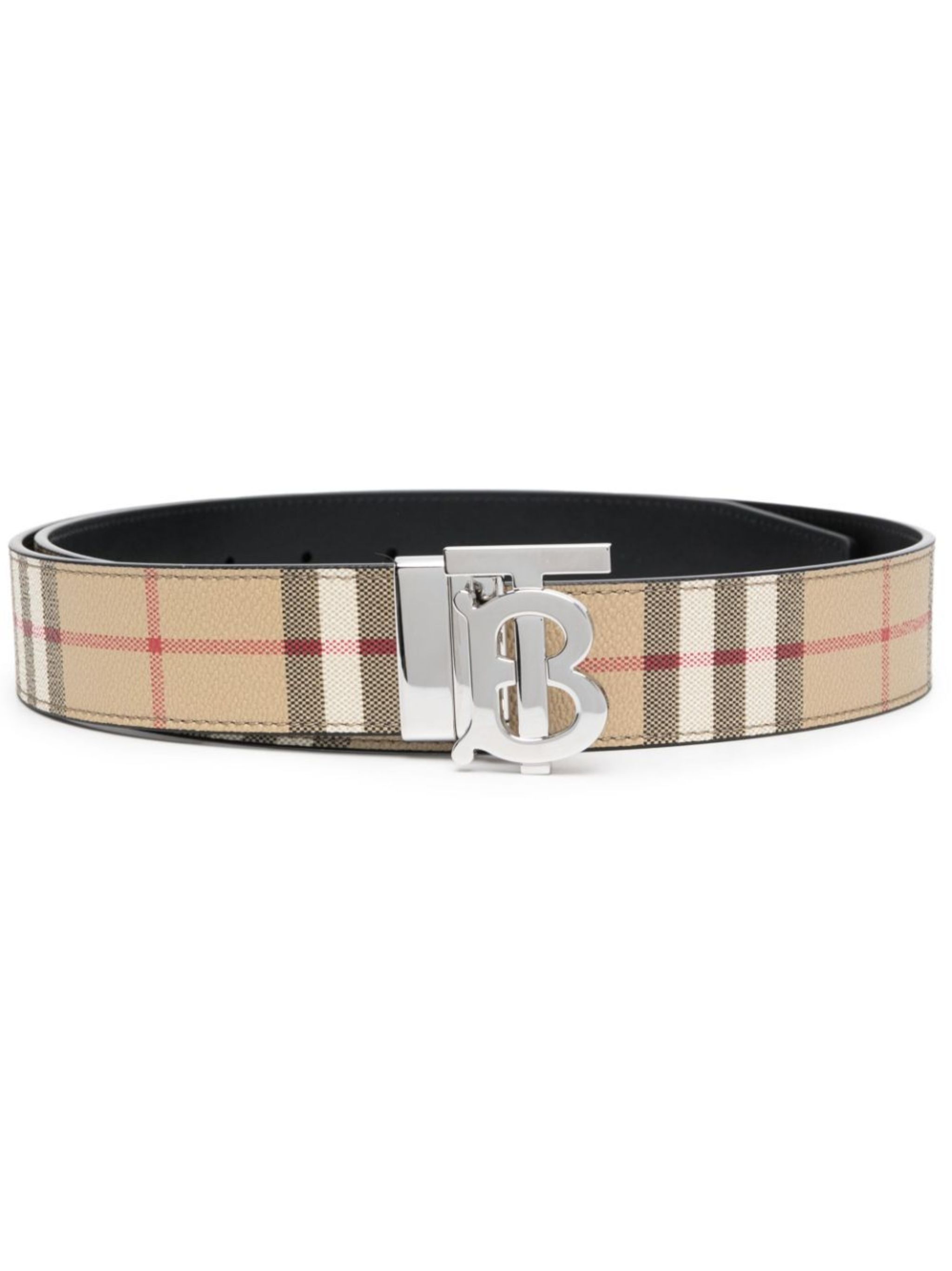 Reversible Monogram Vintage-Check Belt | Burberry | Eraldo.com