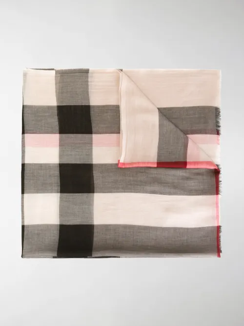 Burberry - Sciarpa con motivo tartan