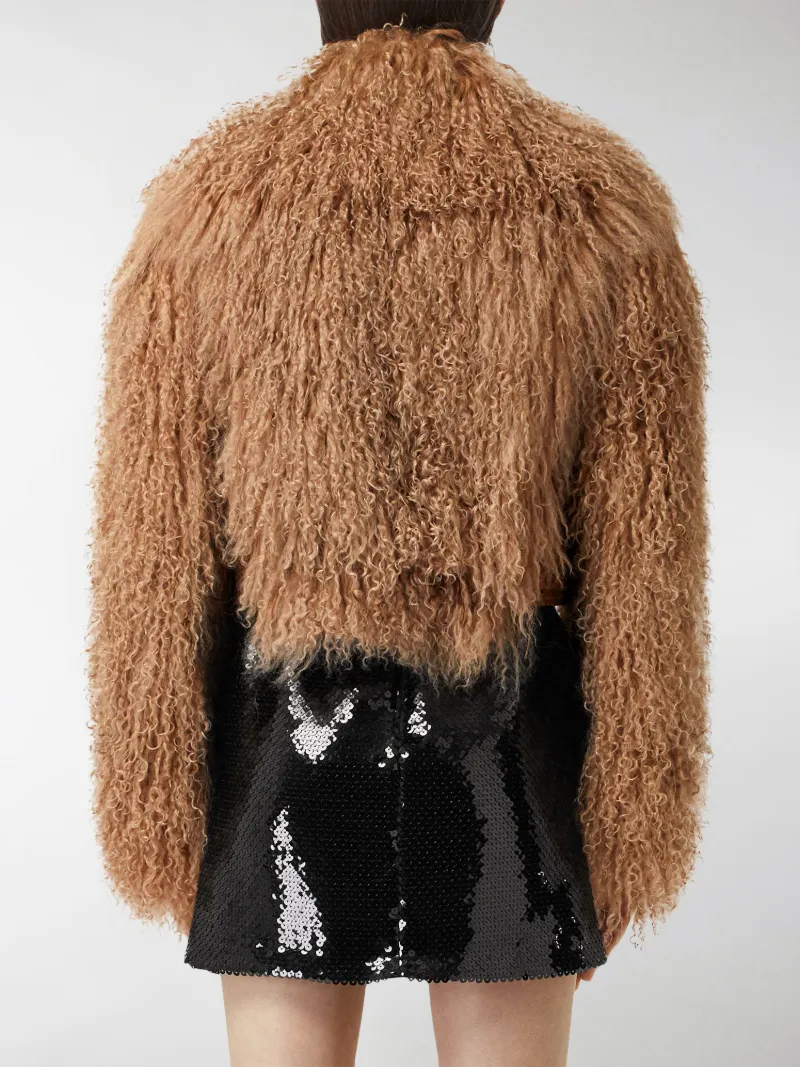 burberry shearling biker jacket