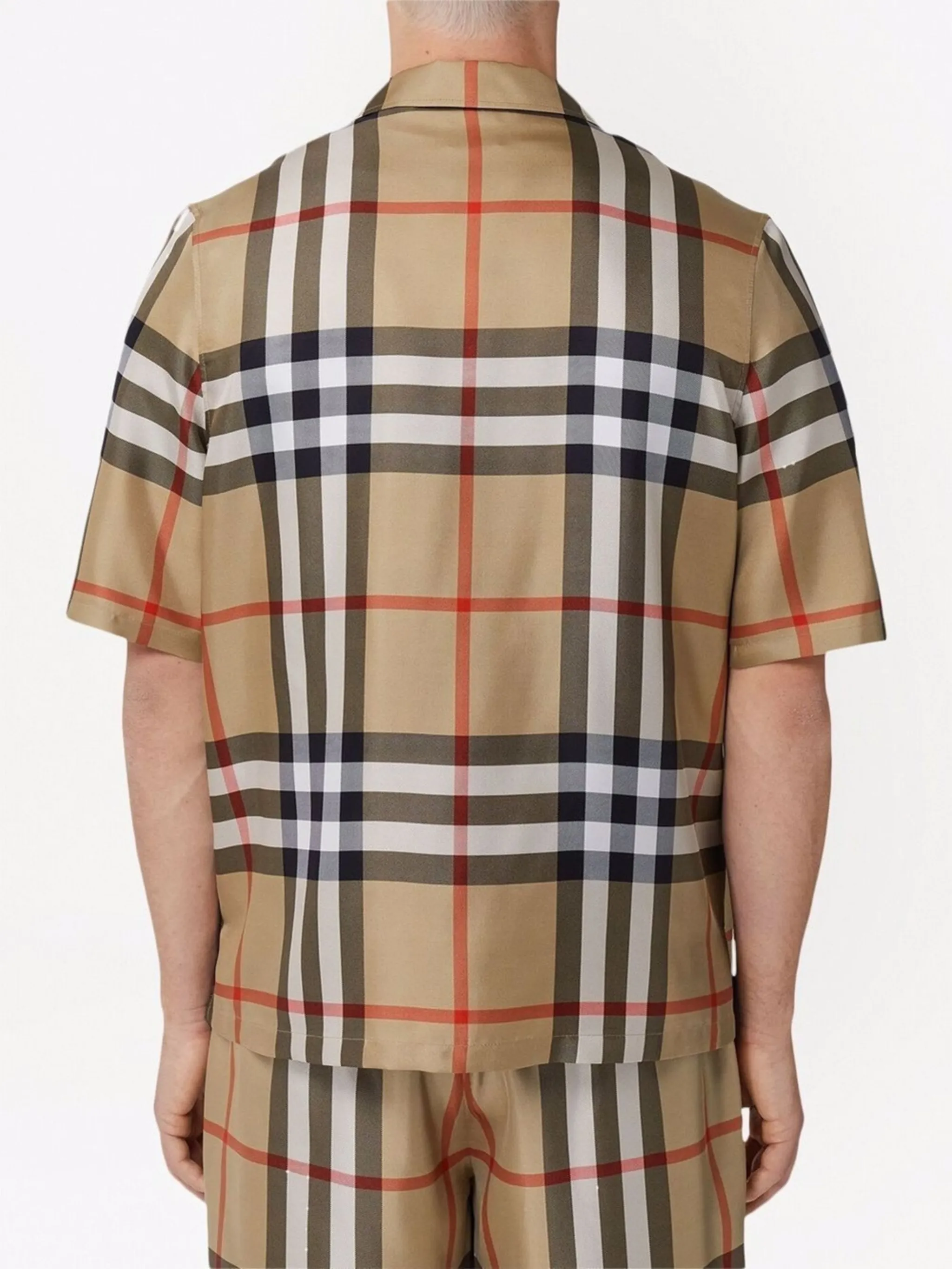 Burberry short sleeve check shirt online