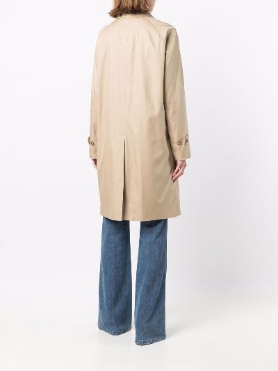 burberry single breasted coat