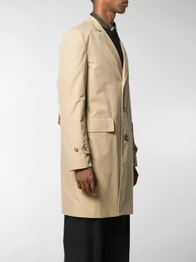 burberry single breasted trench coat