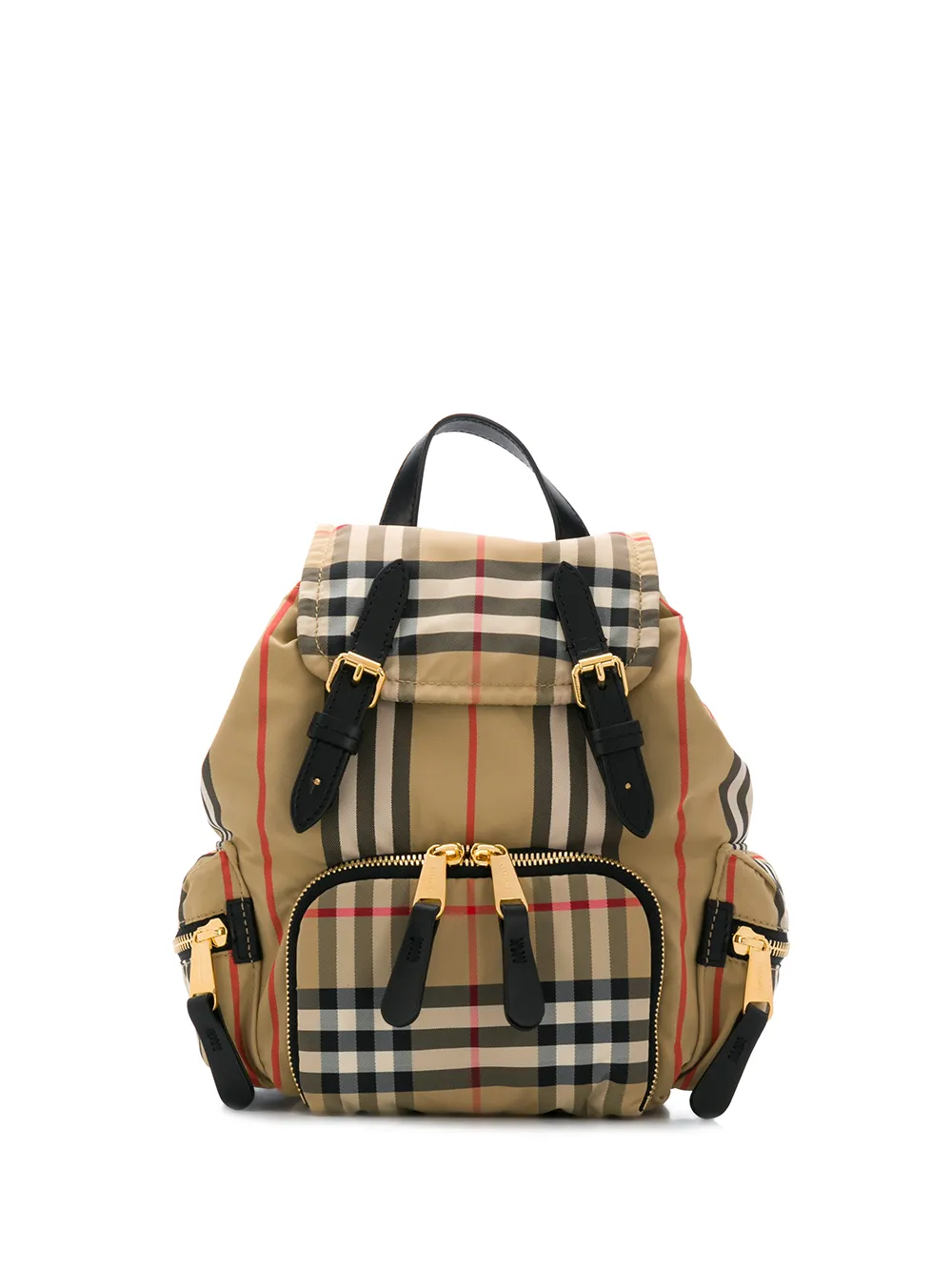 burberry check backpack