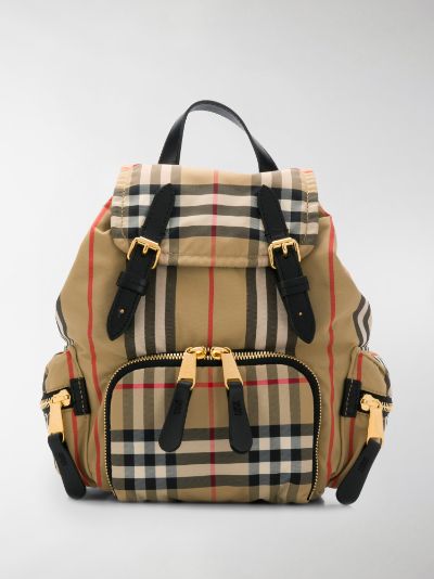 burberry print backpack