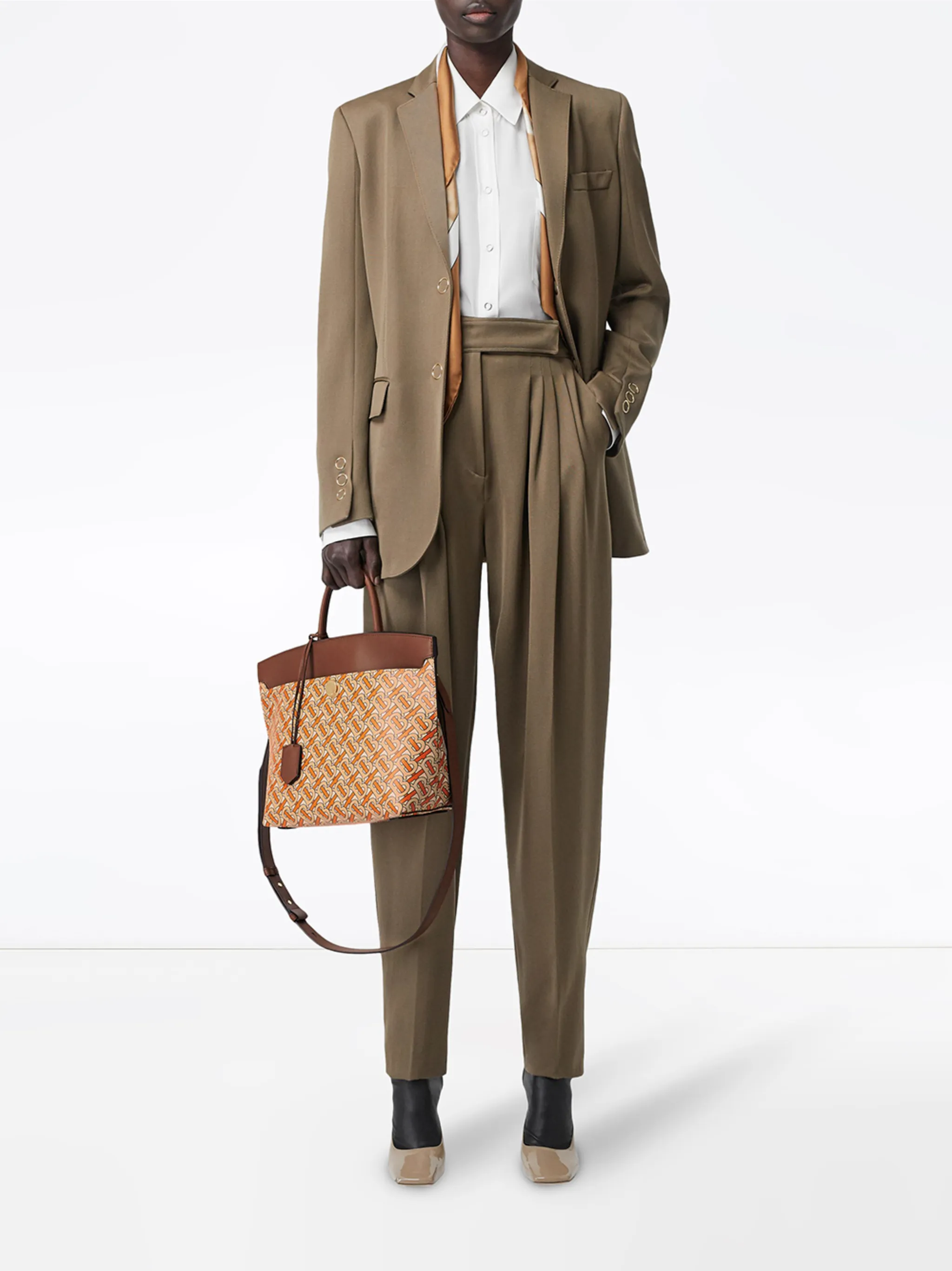 バッグ BURBERRY Small Monogram Print Tote Bag バッグ BURBERRY Small Monogram Print Tote Bag BURBERRY Small