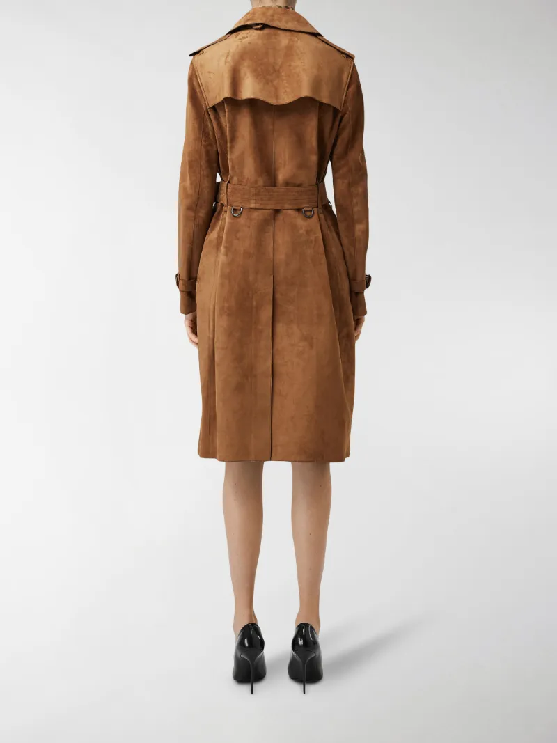 burberry suede coat