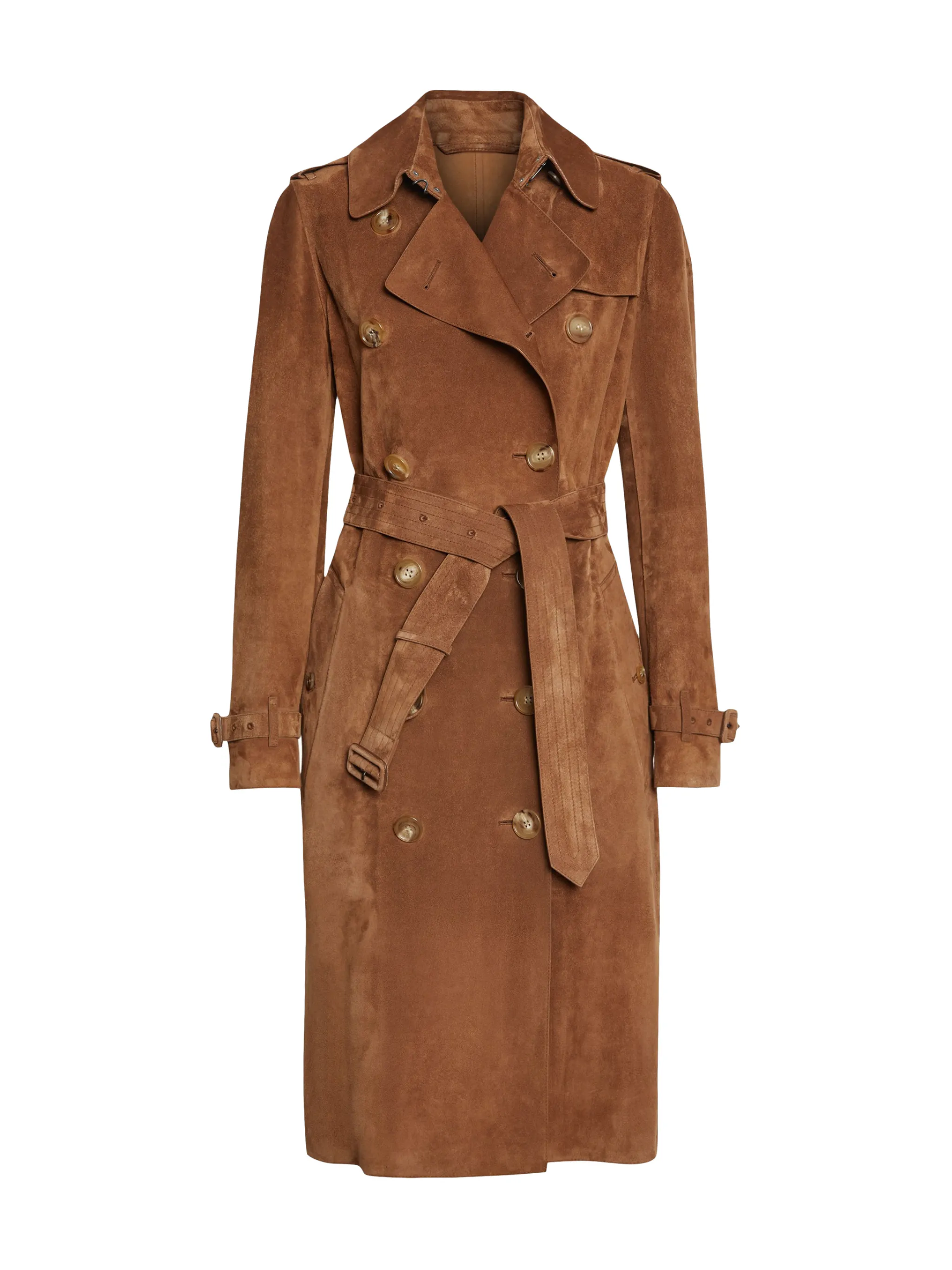 Burberry Suede Trench Coat | Eraldo.com US