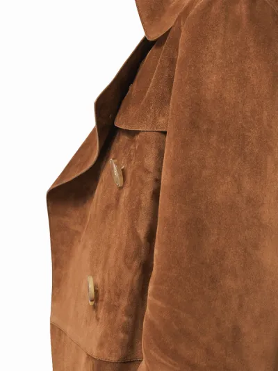 burberry suede coat