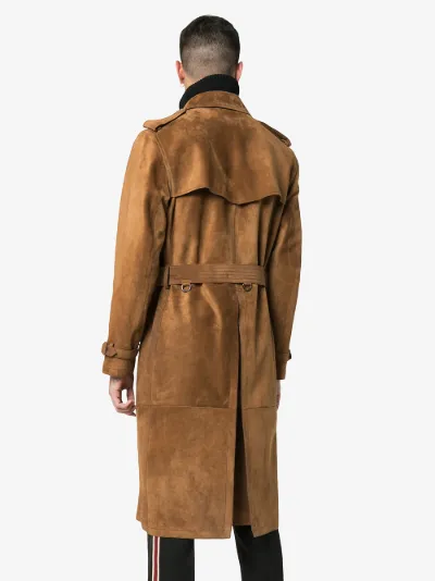 burberry suede coat