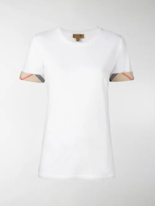 Burberry - T-shirt con bordo House Check