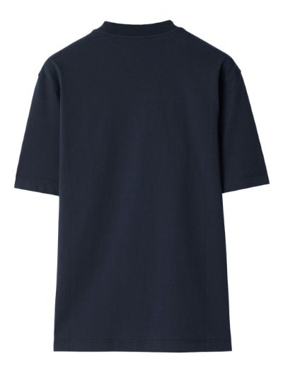 Blue burberry shops t shirt