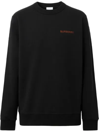 TB logo-embroidered crew-neck sweatshirt | Burberry 