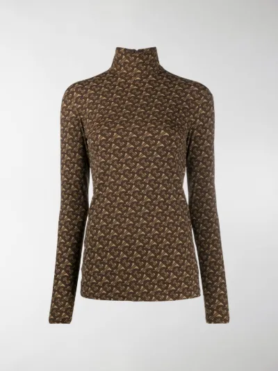 monogram turtleneck