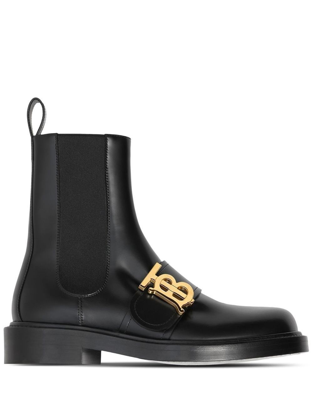 Burberry TB plaque leather ankle boots Eraldo TH