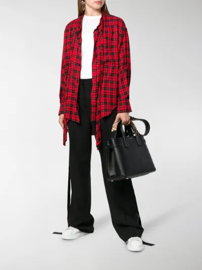 burberry medium banner vintage check bag