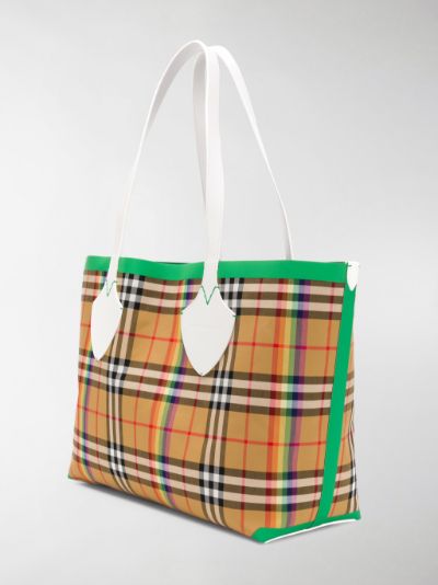 burberry rainbow tote bag