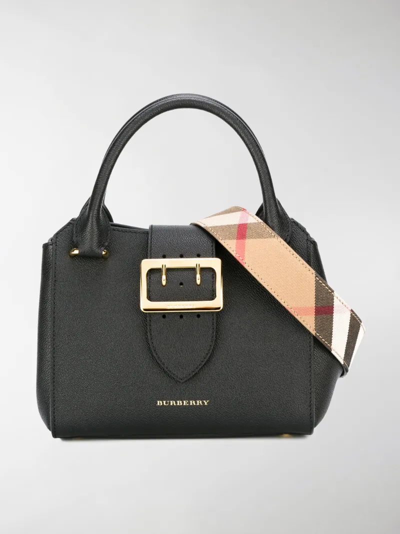 burberry small buckle tote