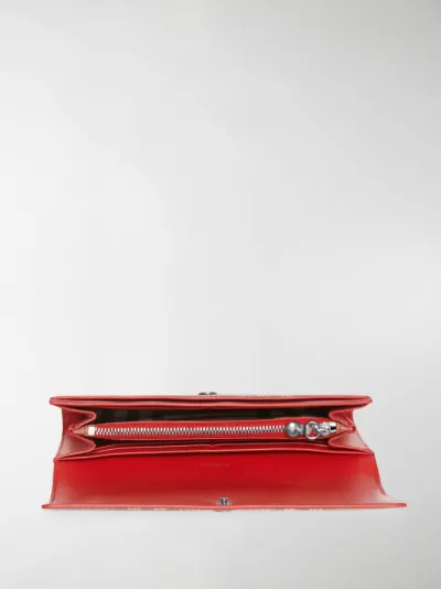 burberry vintage check and leather continental wallet