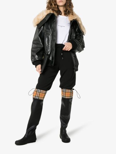 burberry knee boots