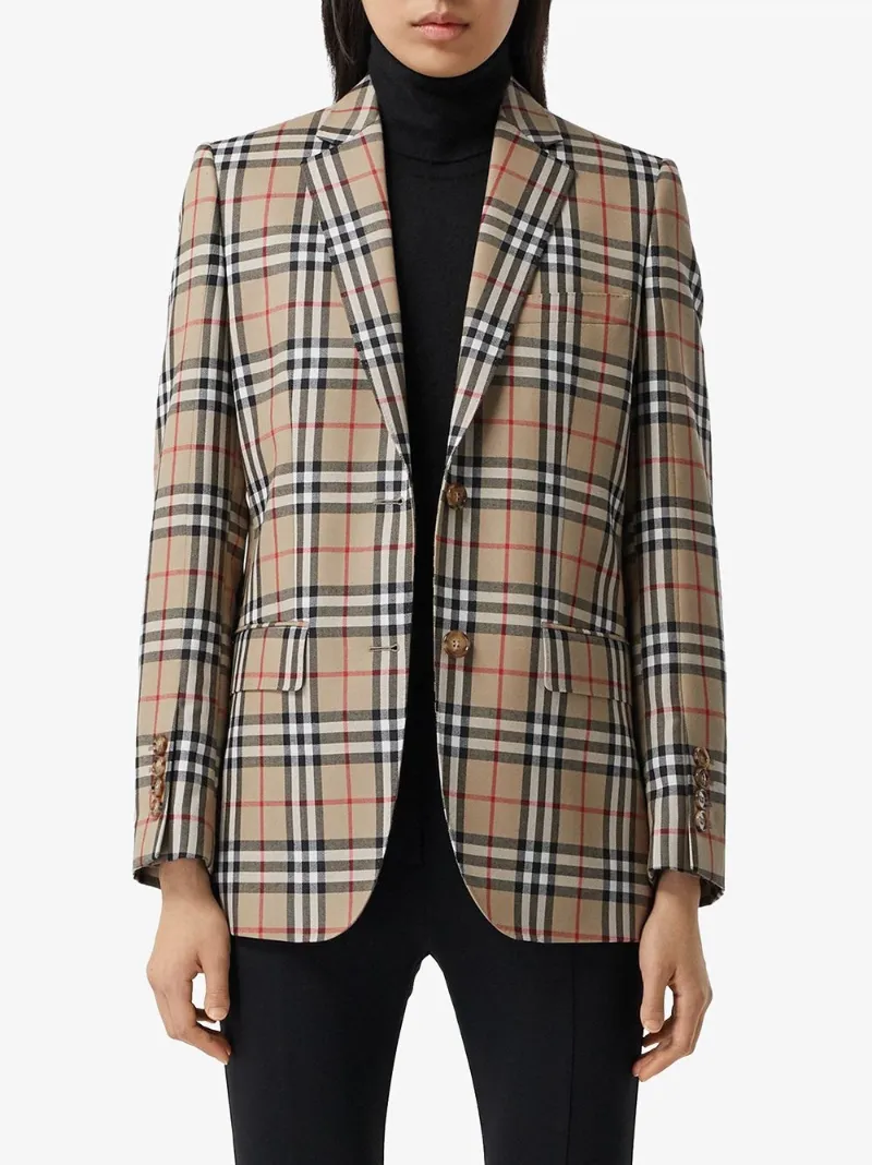 vintage checkered jacket