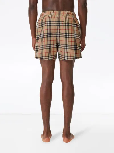 Burberry Vintage Check Drawcord Swim Shorts Eraldo US