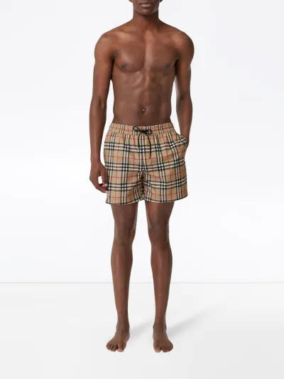 Burberry Vintage Check Drawcord Swim 
