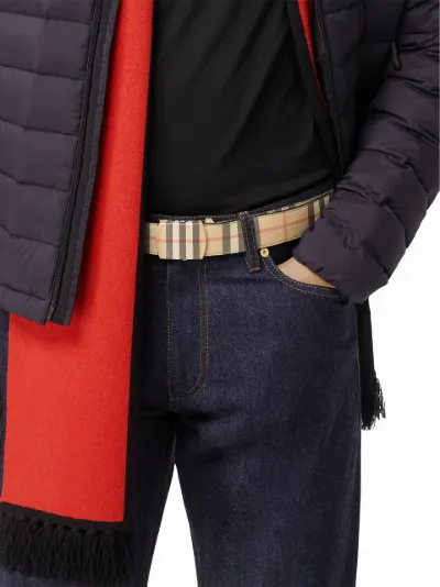 burberry canvas belt
