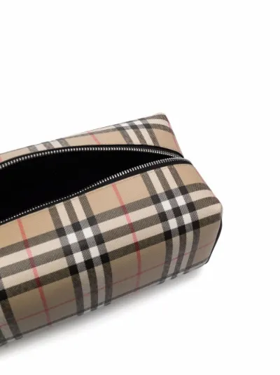burberry check pouch