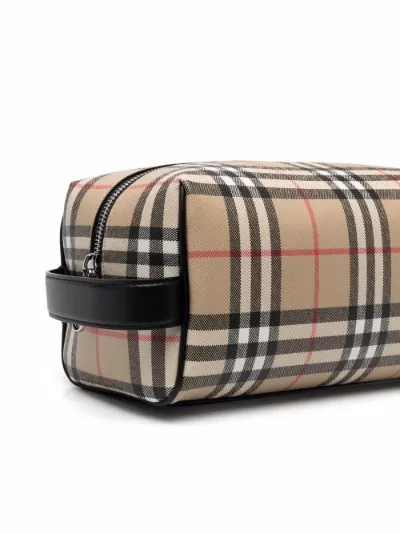 burberry check pouch
