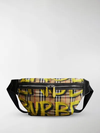 burberry graffiti bum bag